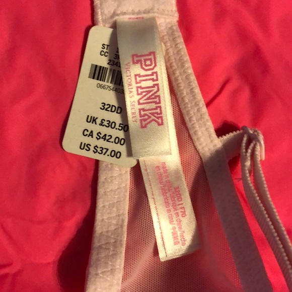 PINK 32DD Floral Lace Date Bra - Picture 6 of 6